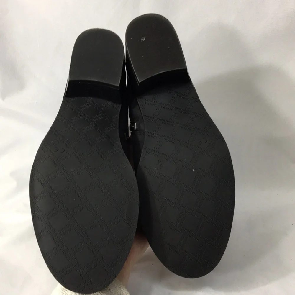 Vionic Joslyn Black Leather Ankle Boots Size 7.5 NEW without Tags_8